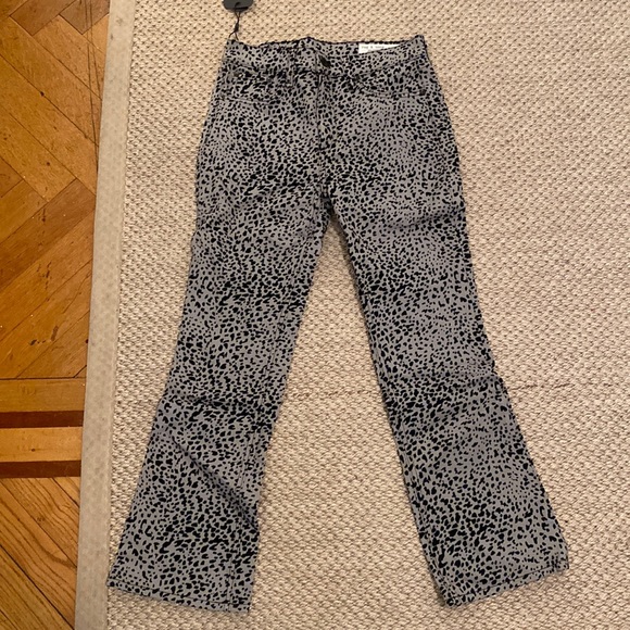 Rag & Bone Grey Cheetah Hana Jeans - Picture 2 of 4